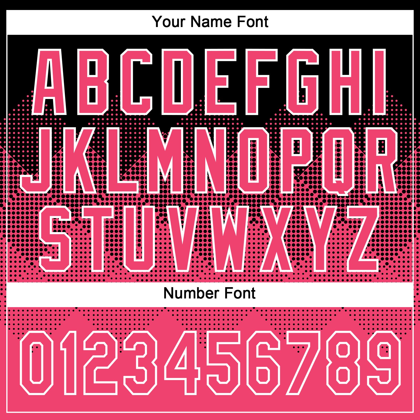 Custom Black Neon Pink-White 3D Gradient Square Shape Two-Button Unisex Softball Jersey