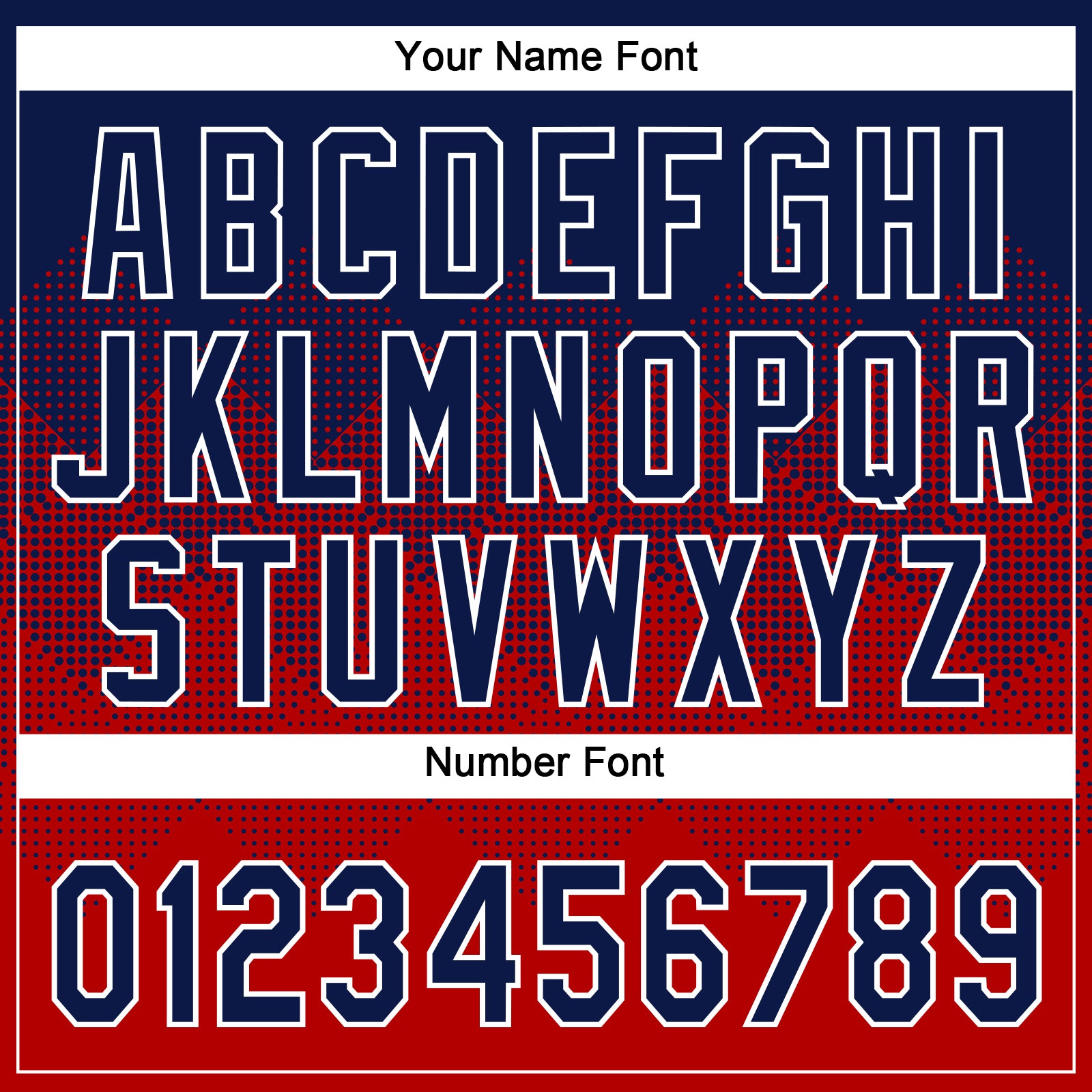 Custom Navy Red-White 3D Gradient Square Shape Two-Button Unisex Softball Jersey