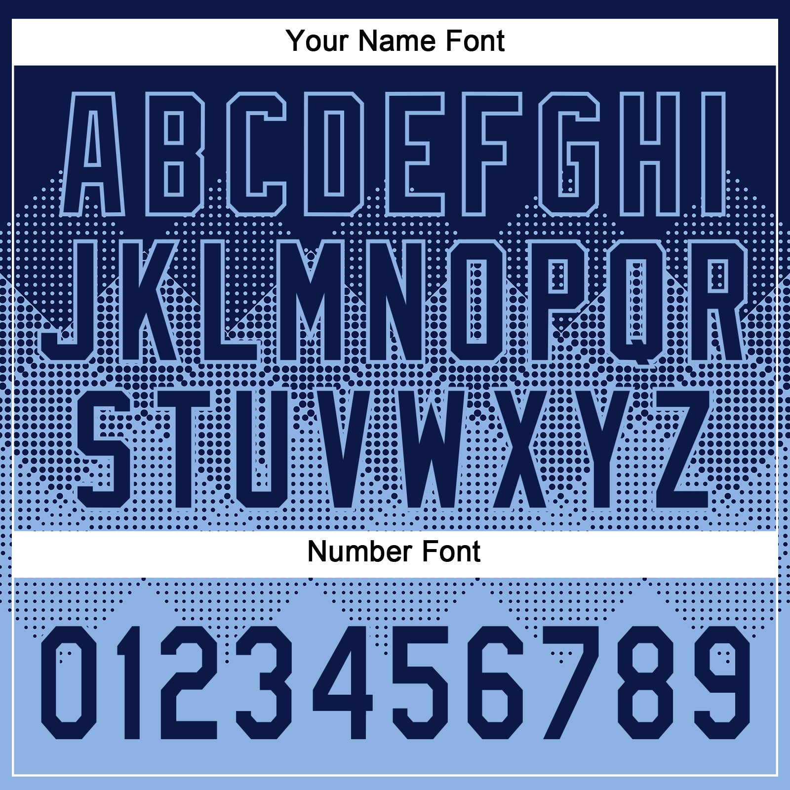 Custom Navy Light Blue 3D Gradient Square Shape Two-Button Unisex Softball Jersey