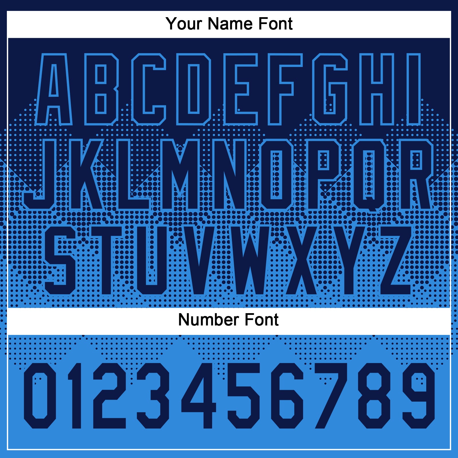 Custom Navy Electric Blue 3D Gradient Square Shape Two-Button Unisex Softball Jersey