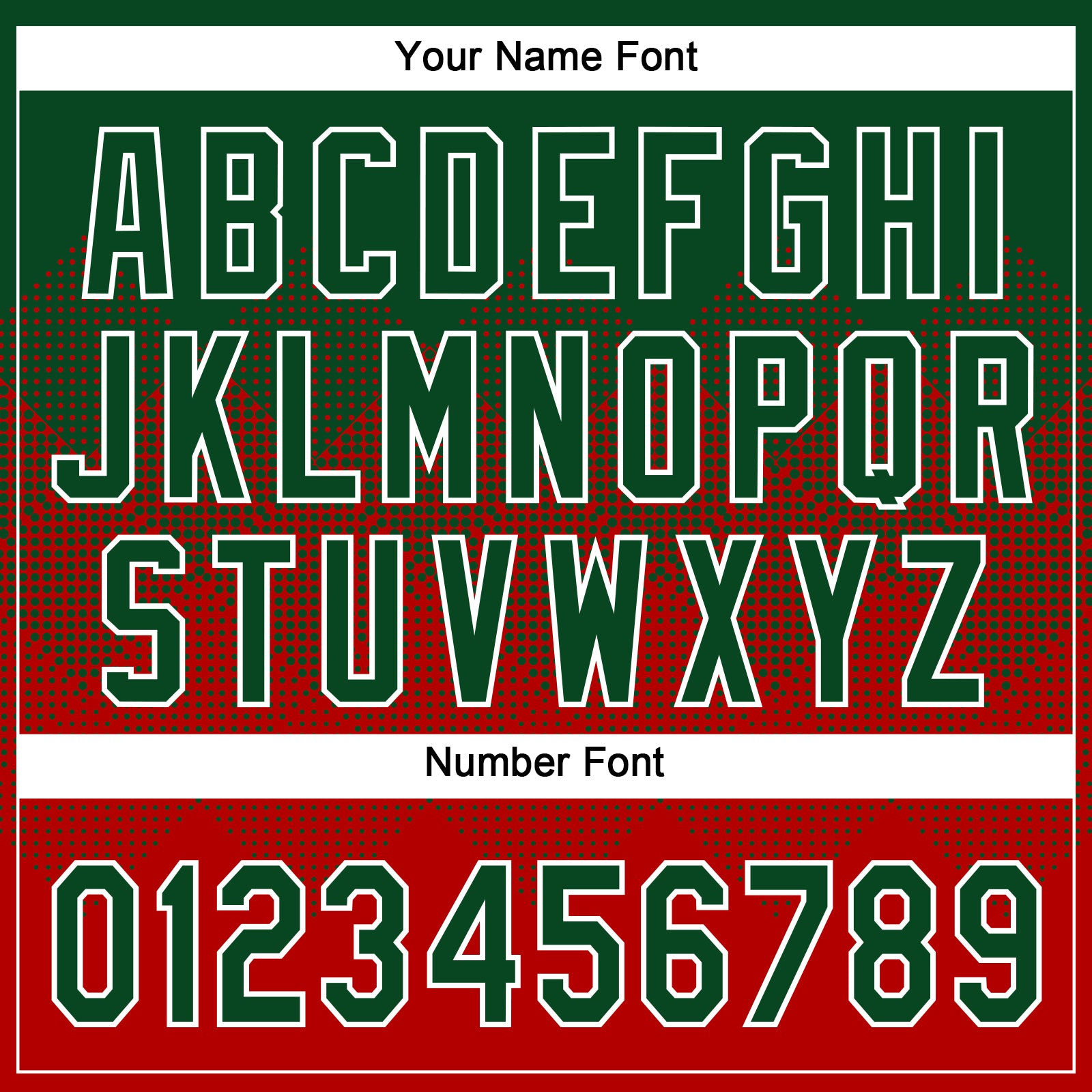 Custom Green Red-White 3D Gradient Square Shape Two-Button Unisex Softball Jersey