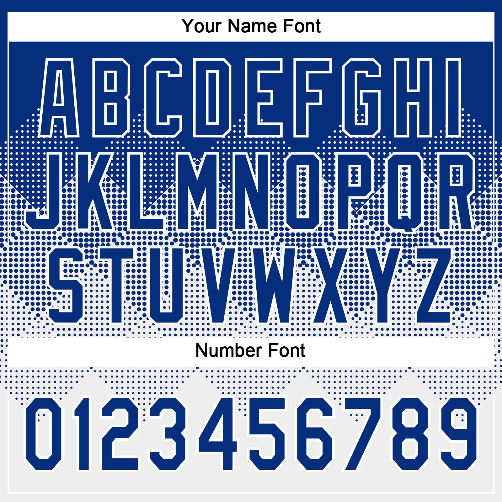 Custom Royal White 3D Gradient Square Shape Two-Button Unisex Softball Jersey