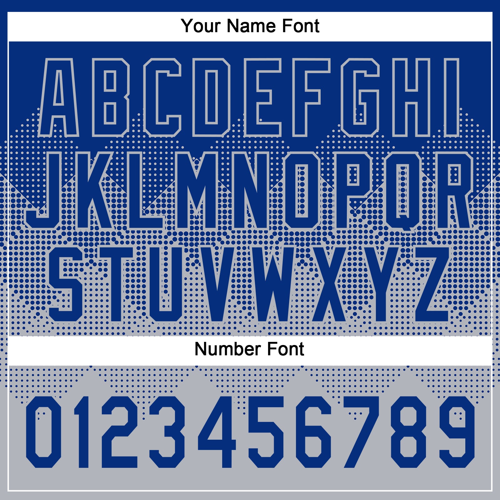 Custom Royal Gray 3D Gradient Square Shape Two-Button Unisex Softball Jersey