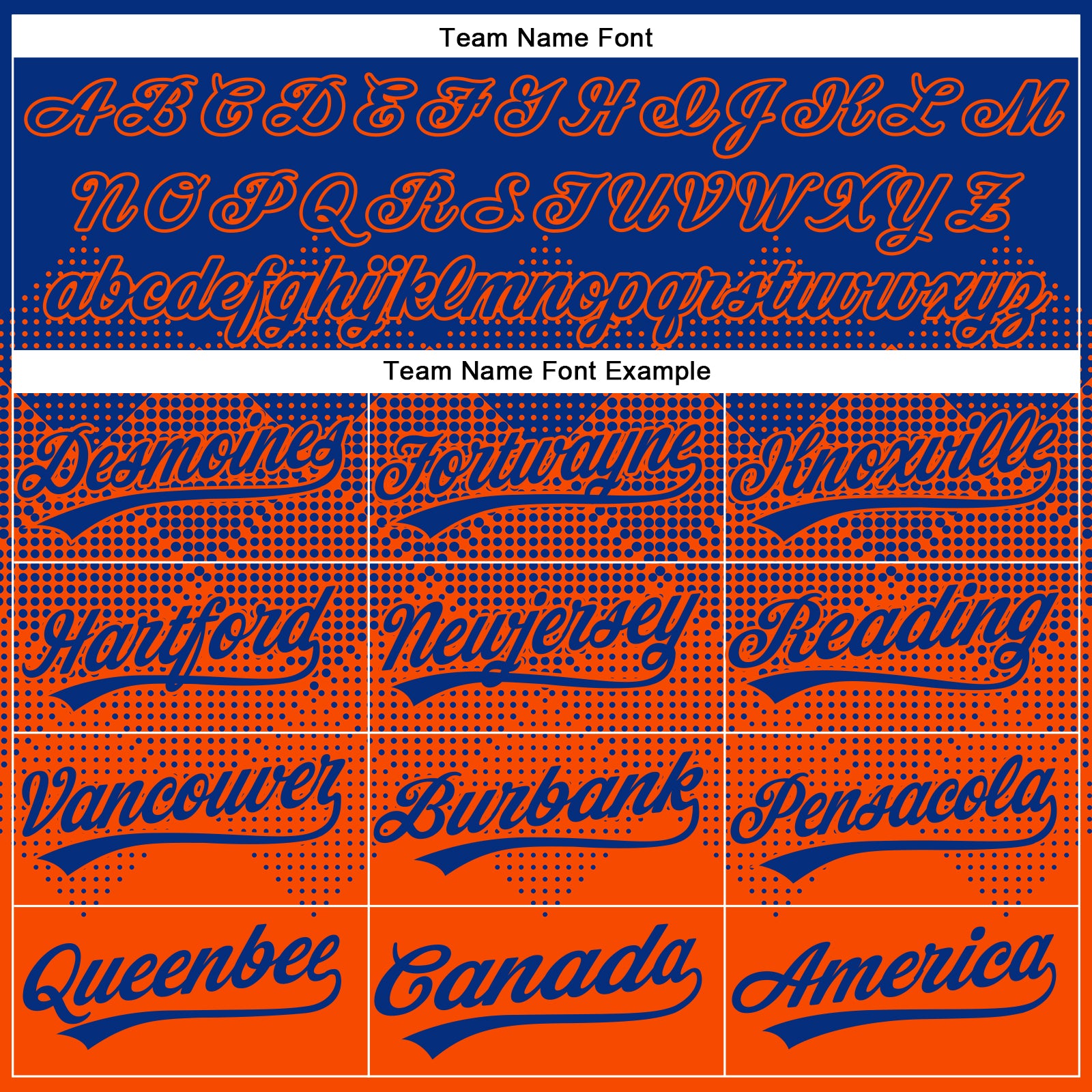 Custom Royal Orange 3D Gradient Square Shape Two-Button Unisex Softball Jersey