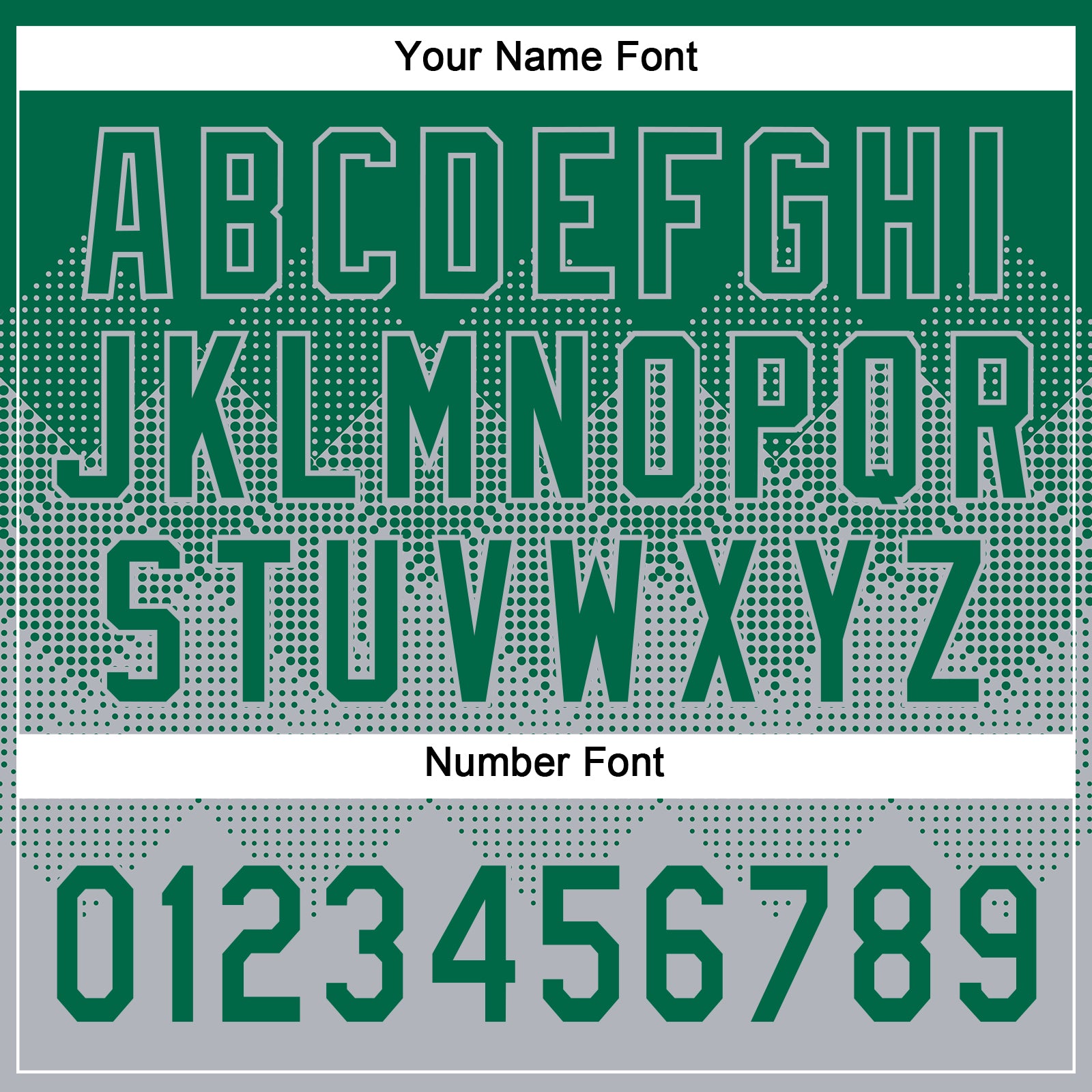 Custom Kelly Green Gray 3D Gradient Square Shape Two-Button Unisex Softball Jersey