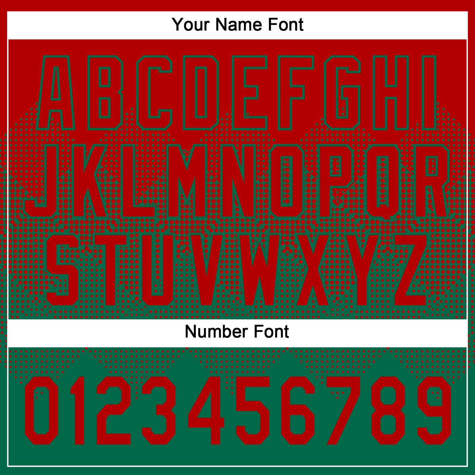 Custom Red Kelly Green 3D Gradient Square Shape Two-Button Unisex Softball Jersey