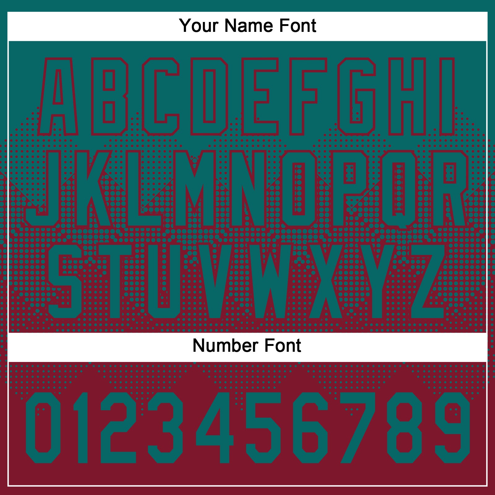 Custom Teal Crimson 3D Gradient Square Shape Two-Button Unisex Softball Jersey