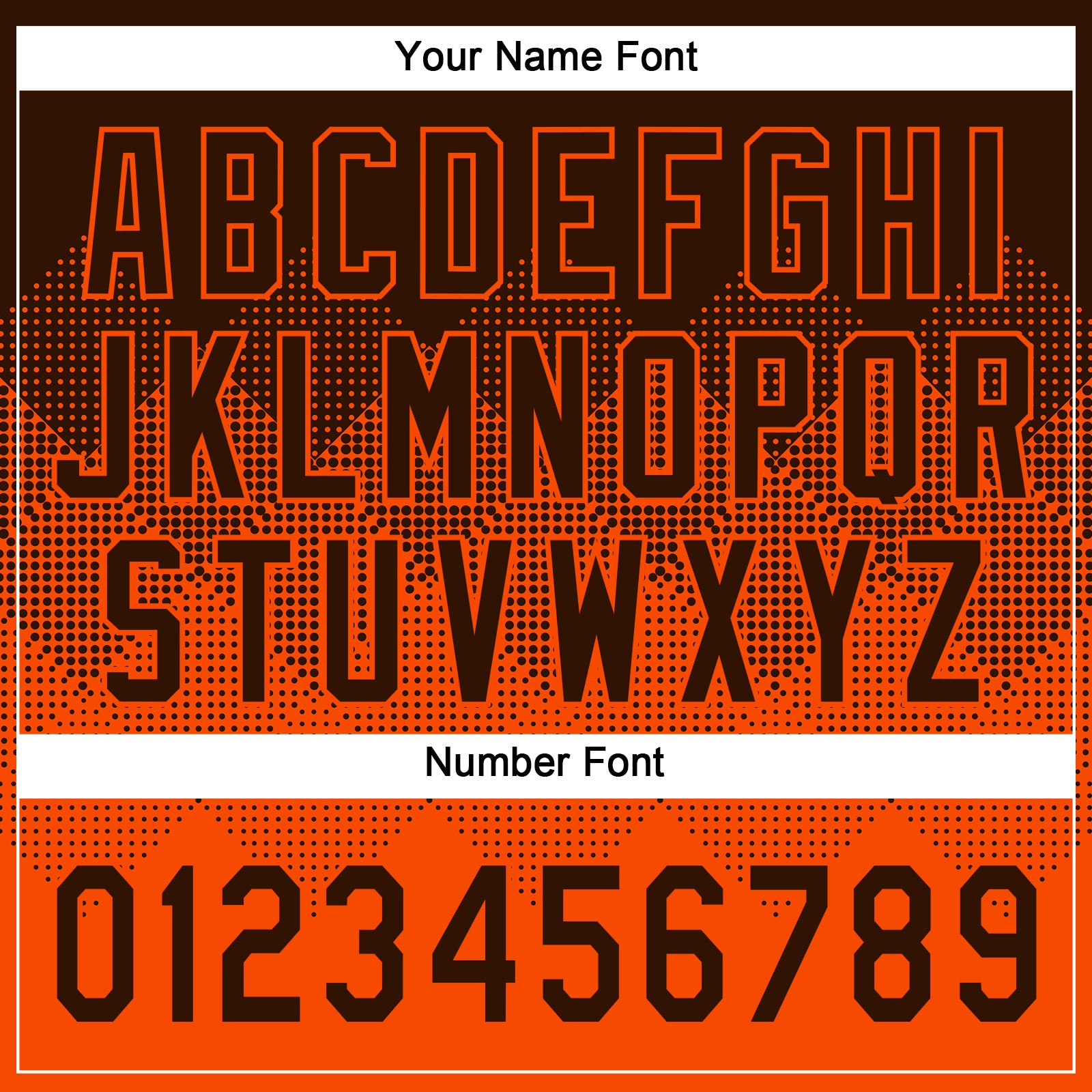 Custom Brown Orange 3D Gradient Square Shape Two-Button Unisex Softball Jersey