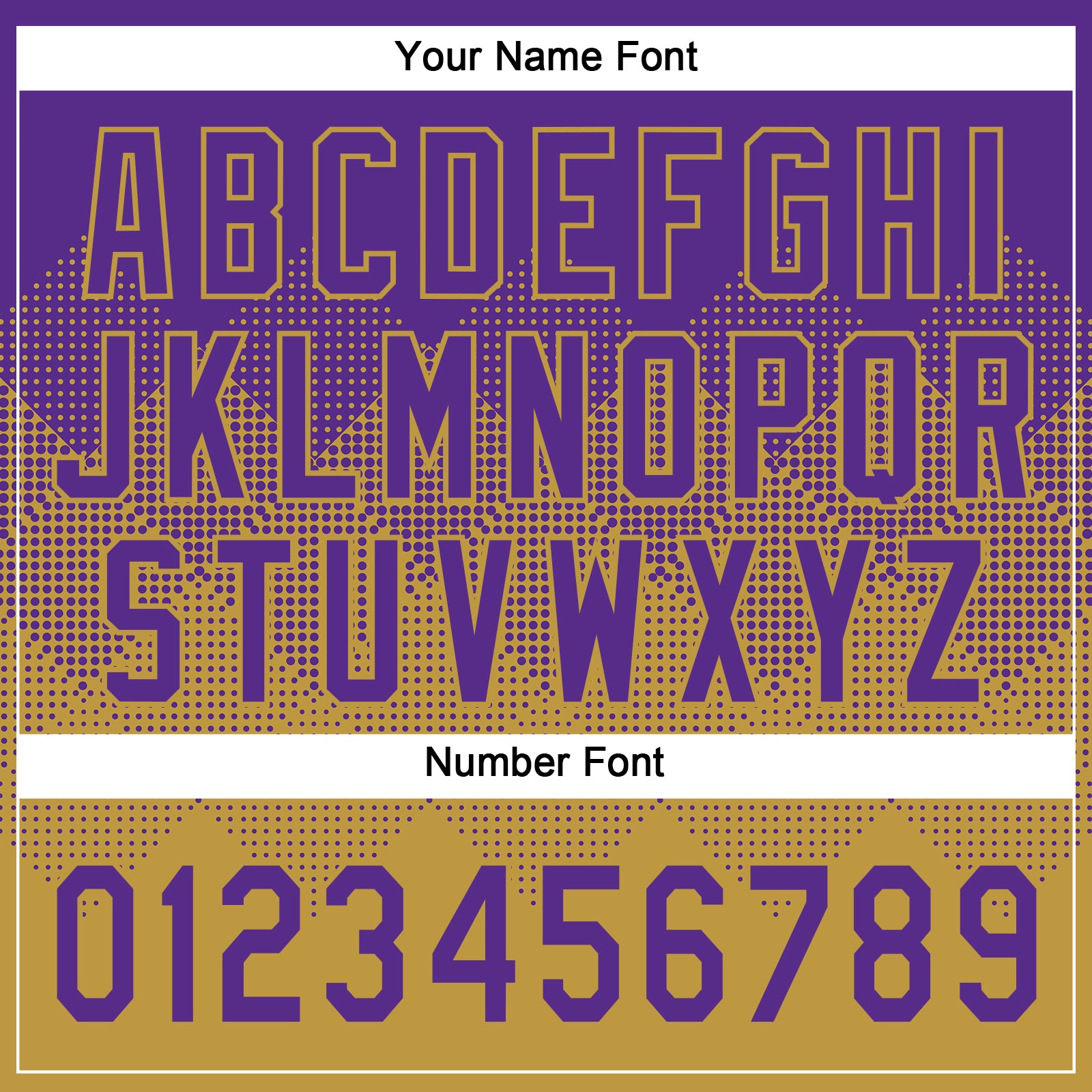 Custom Purple Old Gold 3D Gradient Square Shape Two-Button Unisex Softball Jersey