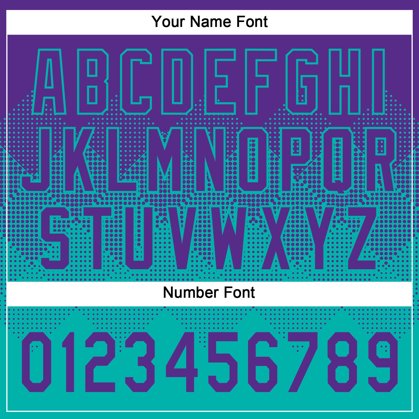 Custom Purple Aqua 3D Gradient Square Shape Two-Button Unisex Softball Jersey