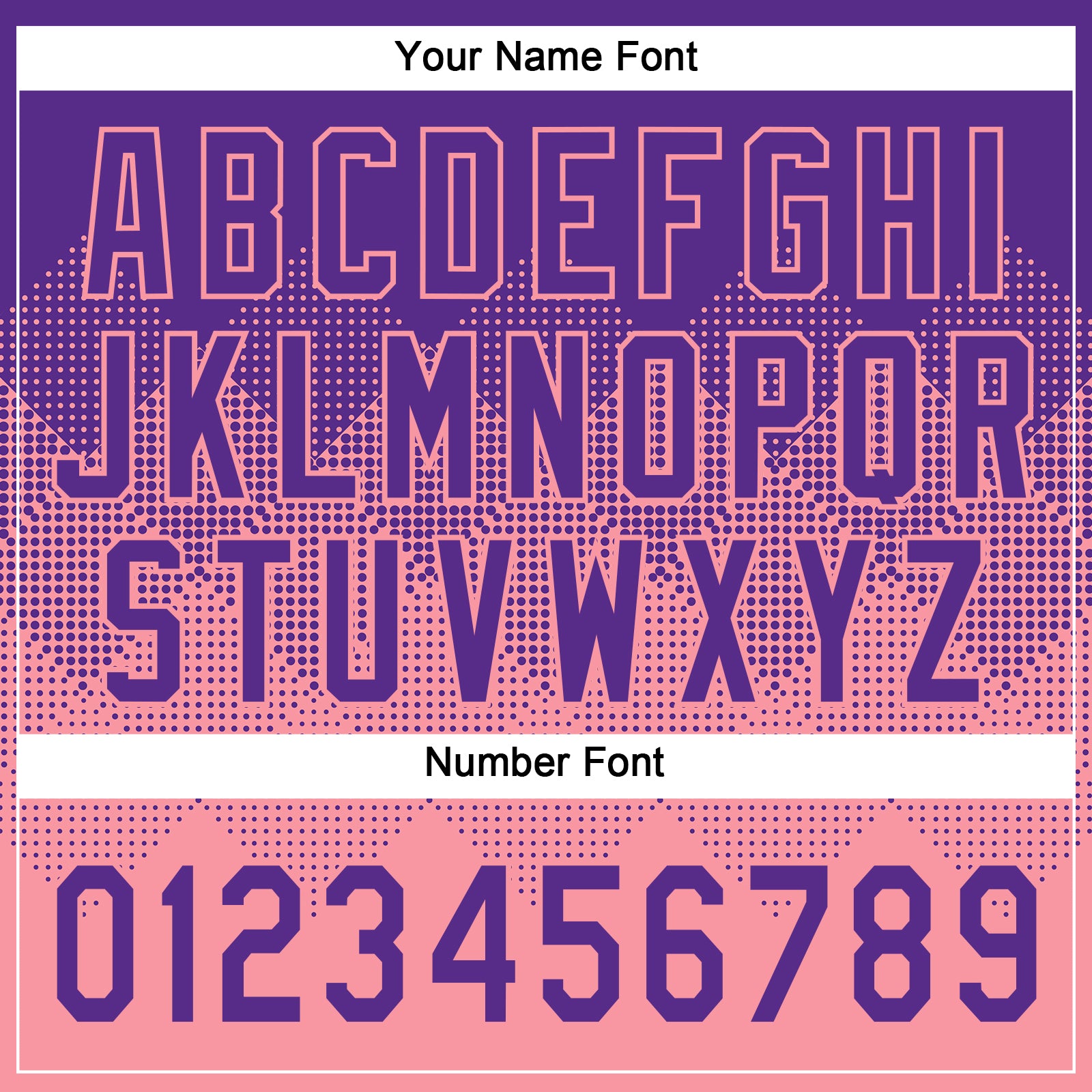 Custom Purple Medium Pink 3D Gradient Square Shape Two-Button Unisex Softball Jersey