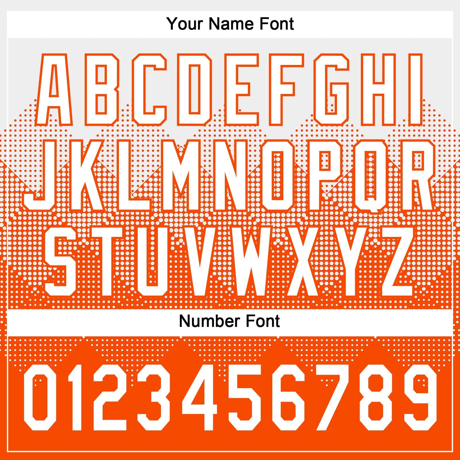 Custom White Orange 3D Gradient Square Shape Two-Button Unisex Softball Jersey