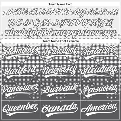 Custom White Steel Gray 3D Gradient Square Shape Two-Button Unisex Softball Jersey