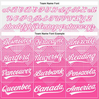 Custom White Pink 3D Gradient Square Shape Two-Button Unisex Softball Jersey
