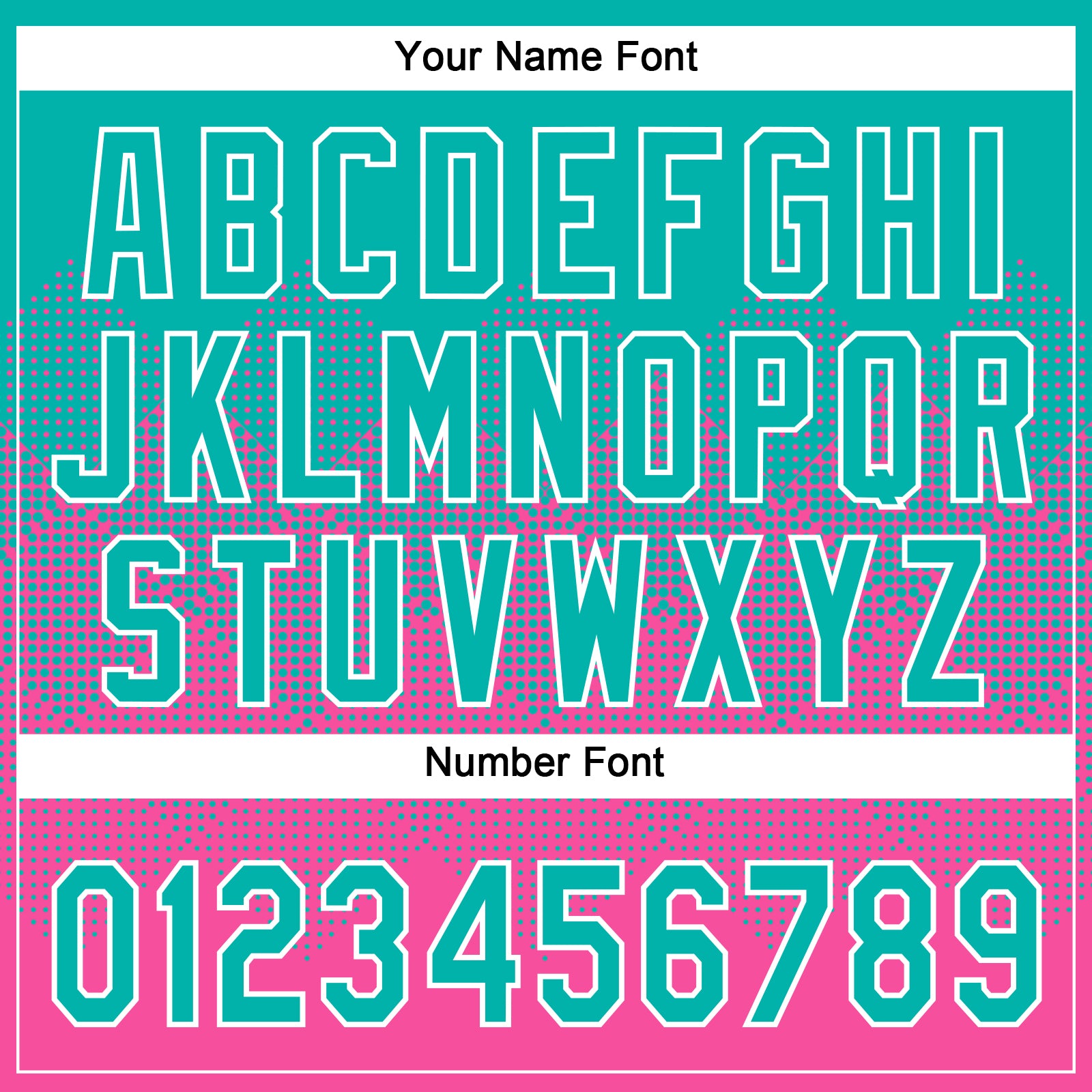 Custom Aqua Pink-White 3D Gradient Square Shape Two-Button Unisex Softball Jersey