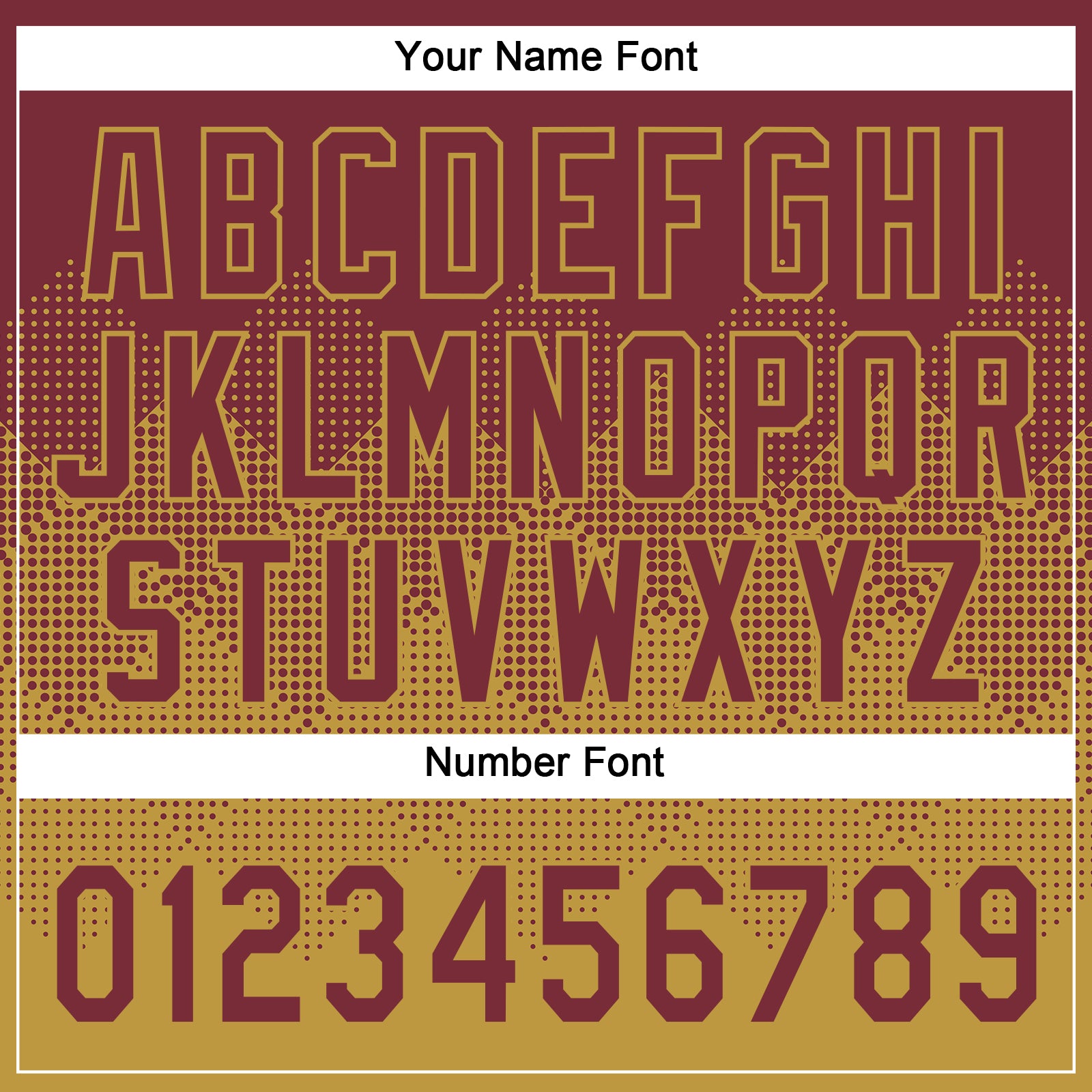 Custom Burgundy Old Gold 3D Gradient Square Shape Two-Button Unisex Softball Jersey