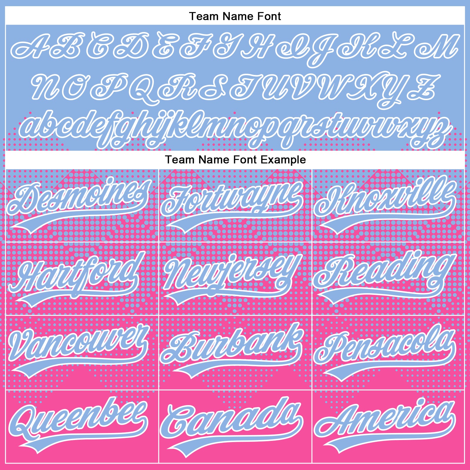 Custom Light Blue Pink-White 3D Gradient Square Shape Two-Button Unisex Softball Jersey