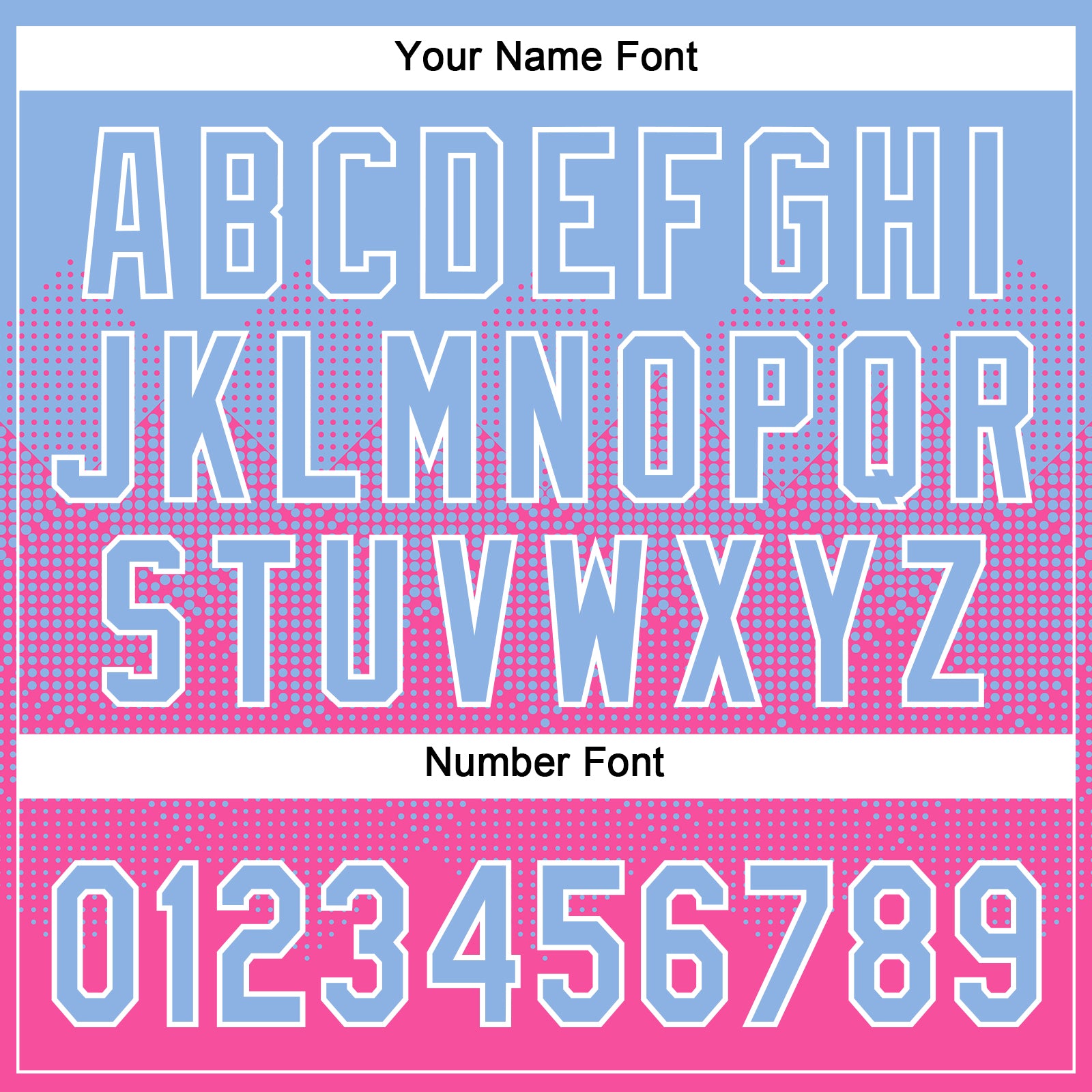 Custom Light Blue Pink-White 3D Gradient Square Shape Two-Button Unisex Softball Jersey