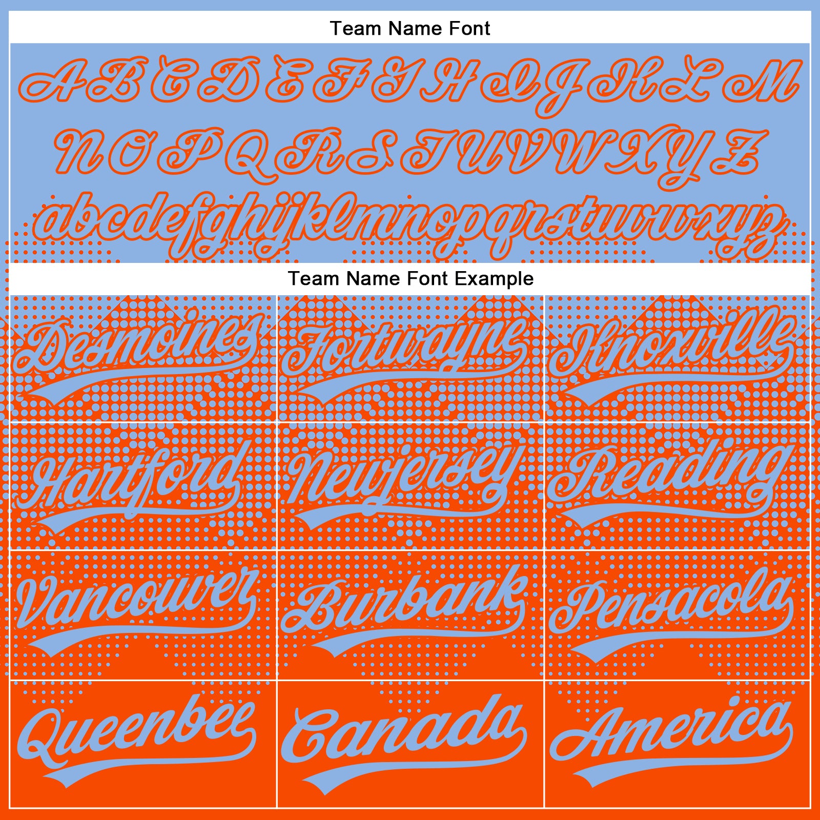 Custom Light Blue Orange 3D Gradient Square Shape Two-Button Unisex Softball Jersey