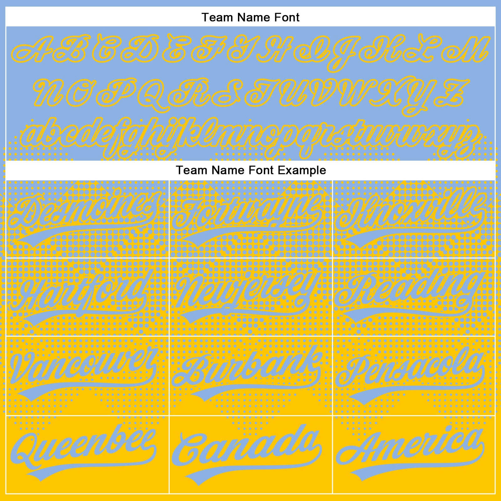 Custom Light Blue Yellow 3D Gradient Square Shape Two-Button Unisex Softball Jersey