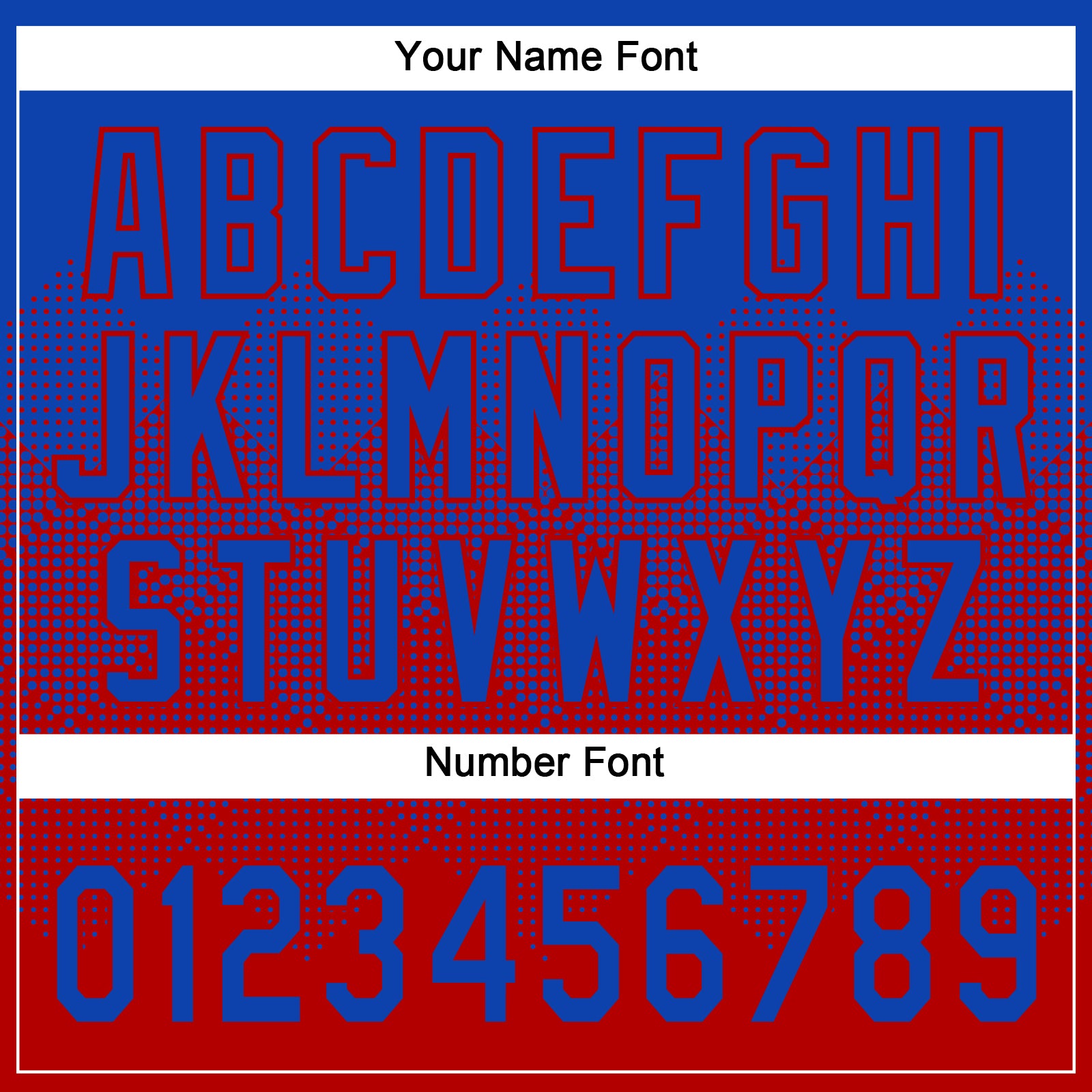 Custom Thunder Blue Red 3D Gradient Square Shape Two-Button Unisex Softball Jersey