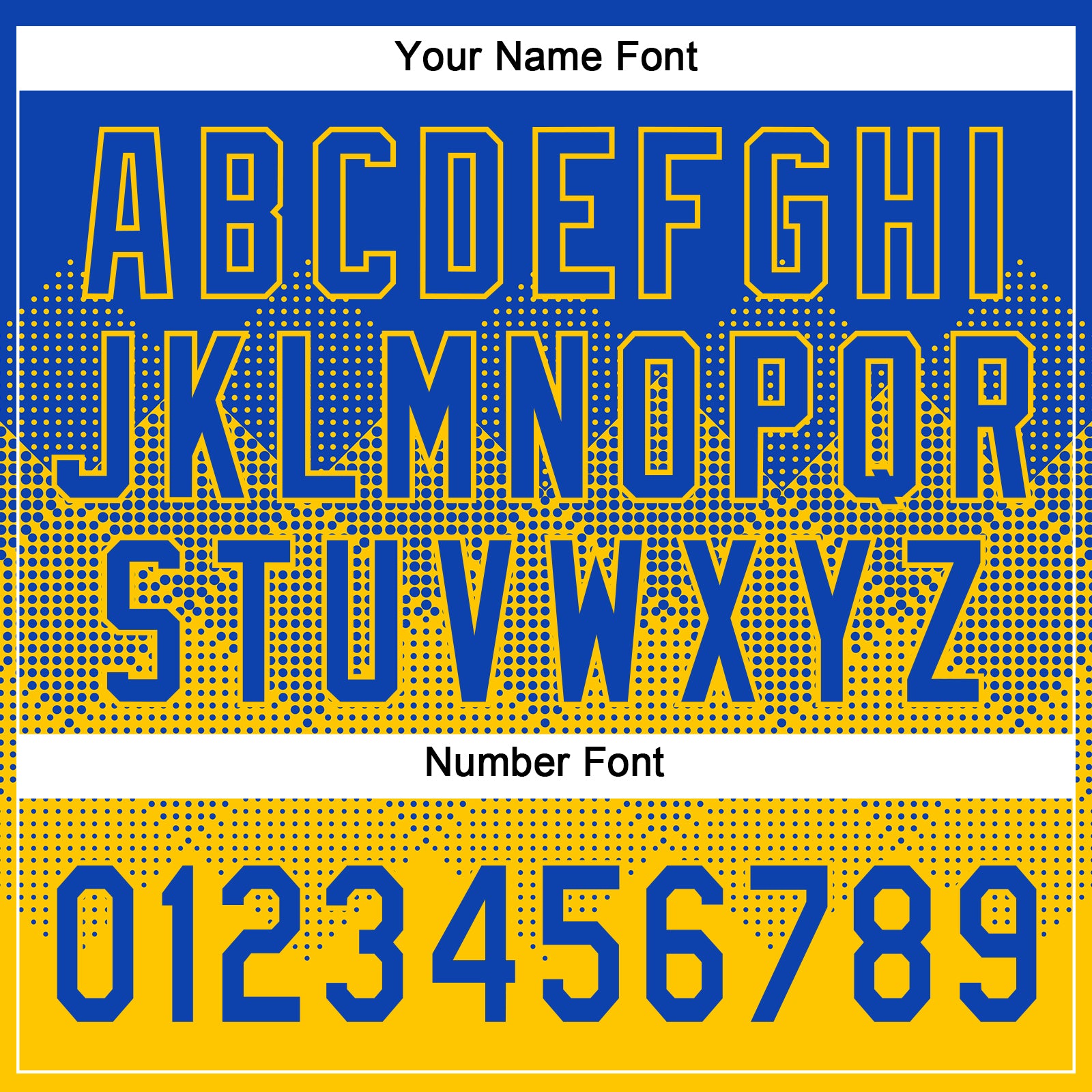 Custom Thunder Blue Yellow 3D Gradient Square Shape Two-Button Unisex Softball Jersey