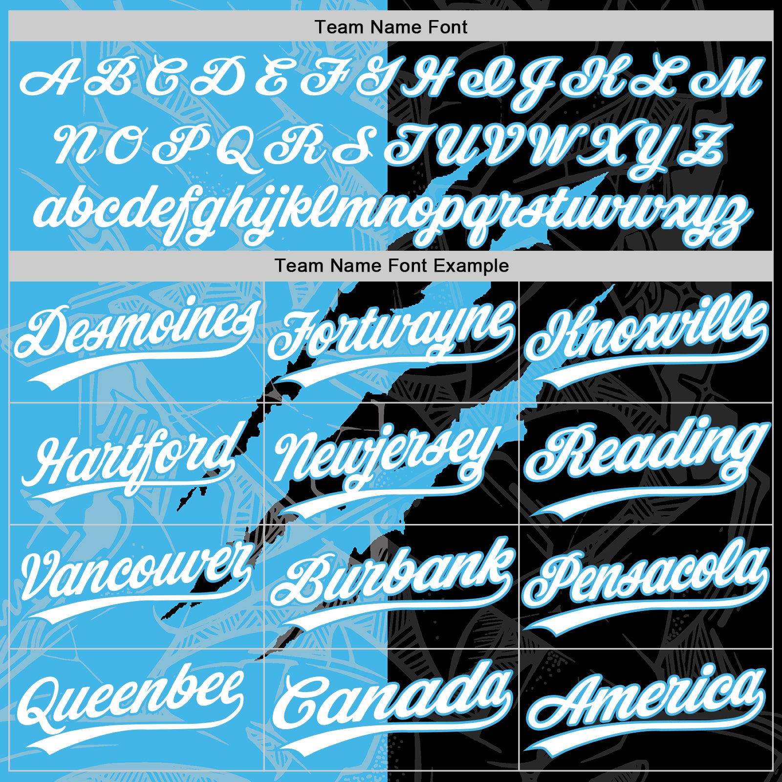 Custom Graffiti Pattern White Black-Sky Blue 3D Scratch Two-Button Unisex Softball Jersey