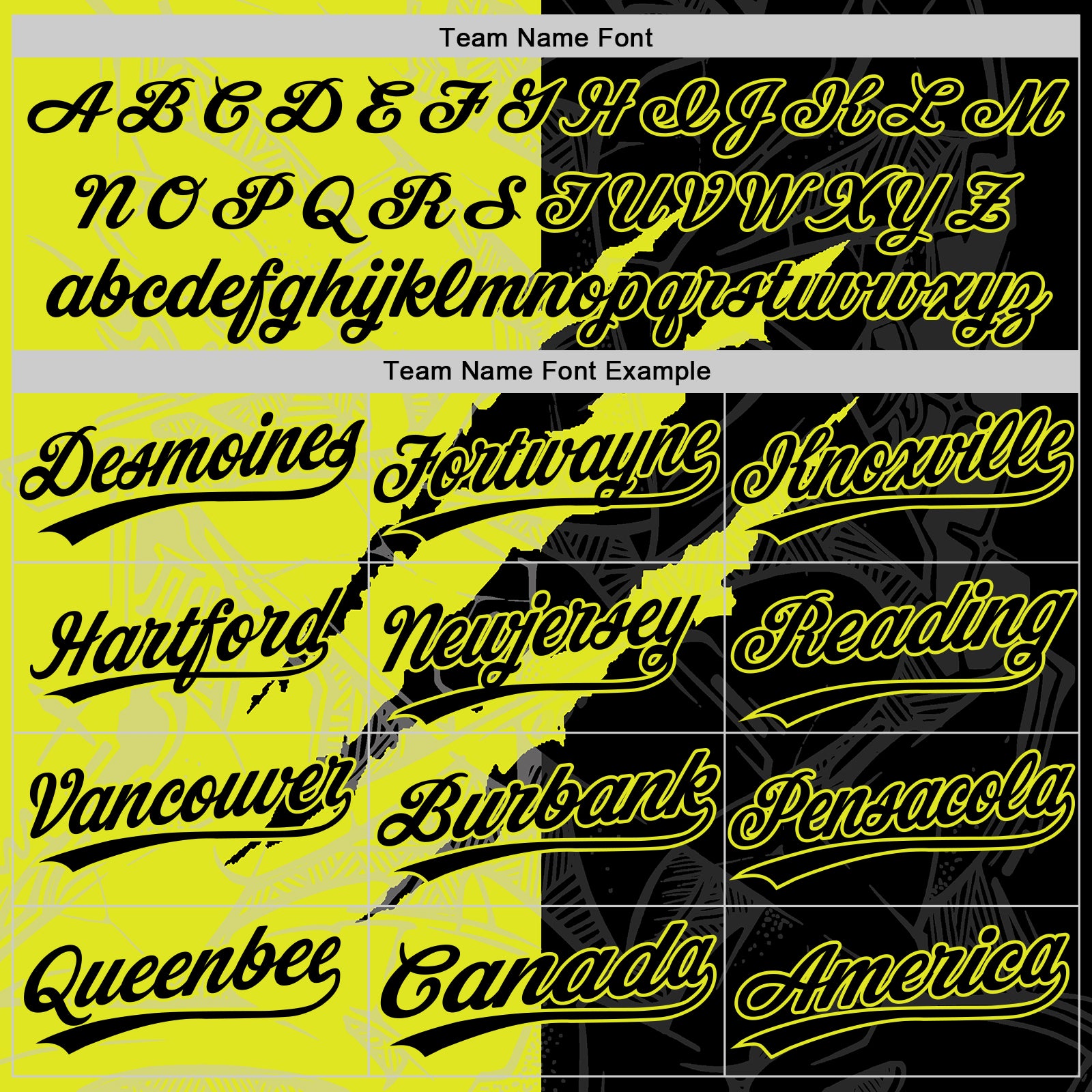 Custom Graffiti Pattern Black-Neon Yellow 3D Scratch Two-Button Unisex Softball Jersey