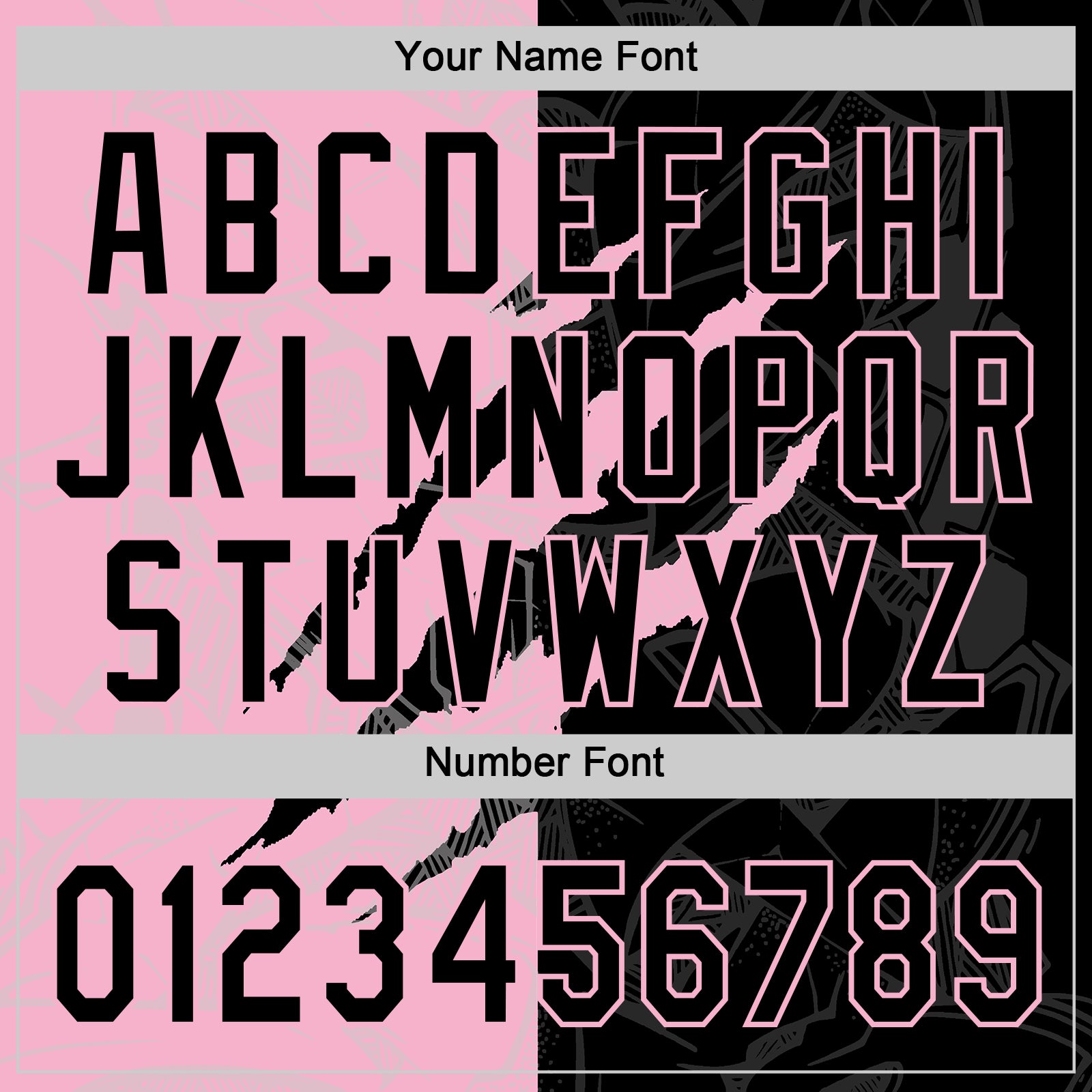 Custom Graffiti Pattern Black-Light Pink 3D Scratch Two-Button Unisex Softball Jersey