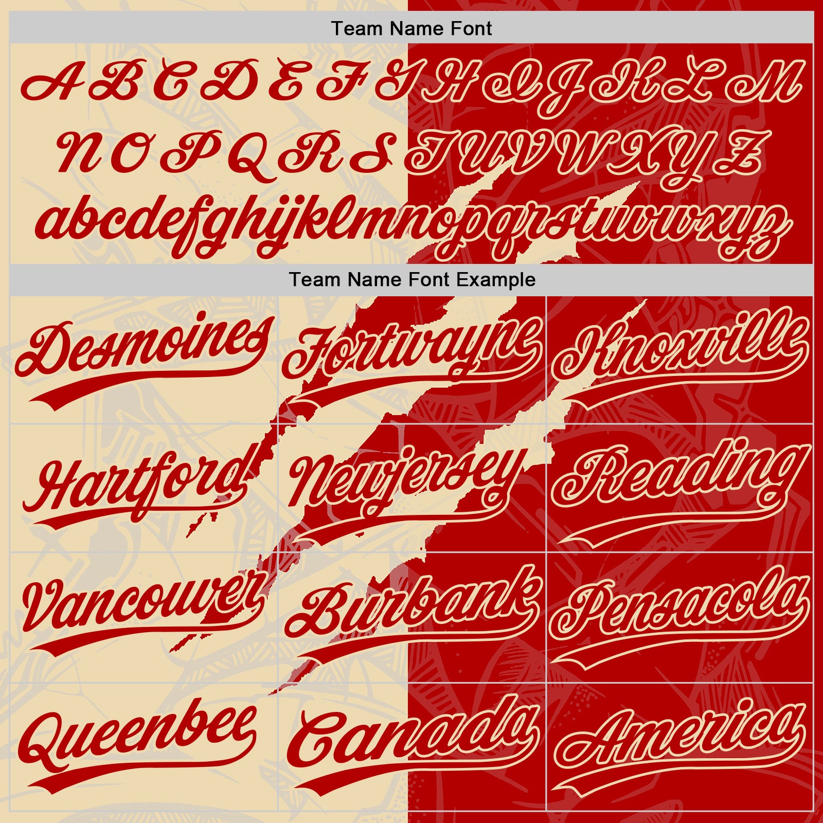 Custom Graffiti Pattern Red-Cream 3D Scratch Two-Button Unisex Softball Jersey