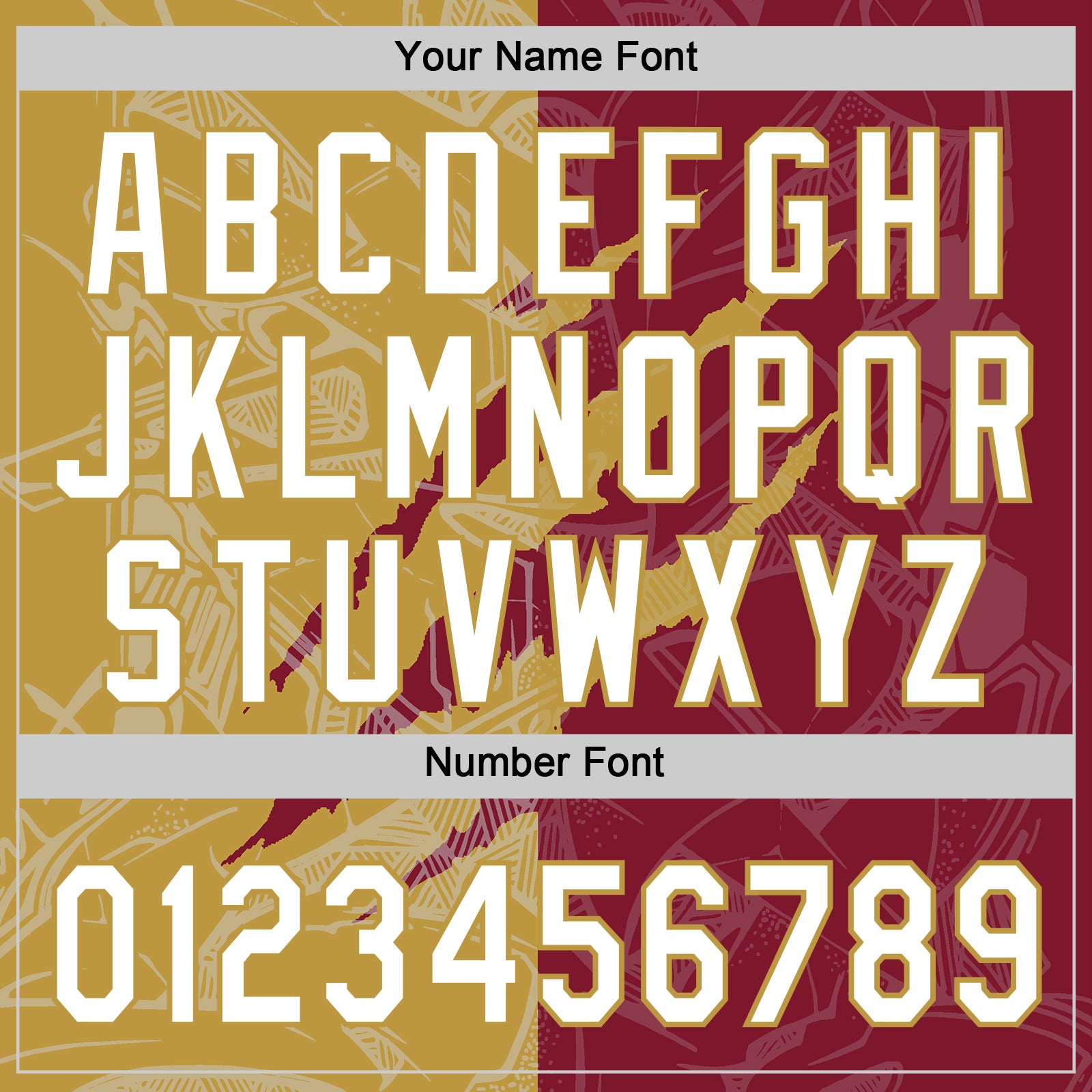 Custom Graffiti Pattern White Crimson-Old Gold 3D Scratch Two-Button Unisex Softball Jersey