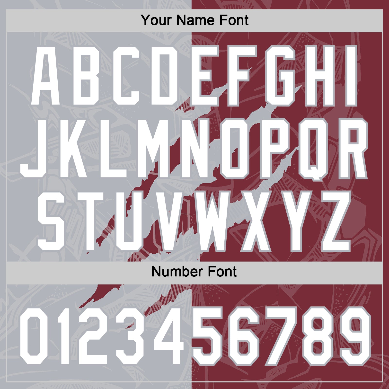 Custom Graffiti Pattern White Burgundy-Gray 3D Scratch Two-Button Unisex Softball Jersey