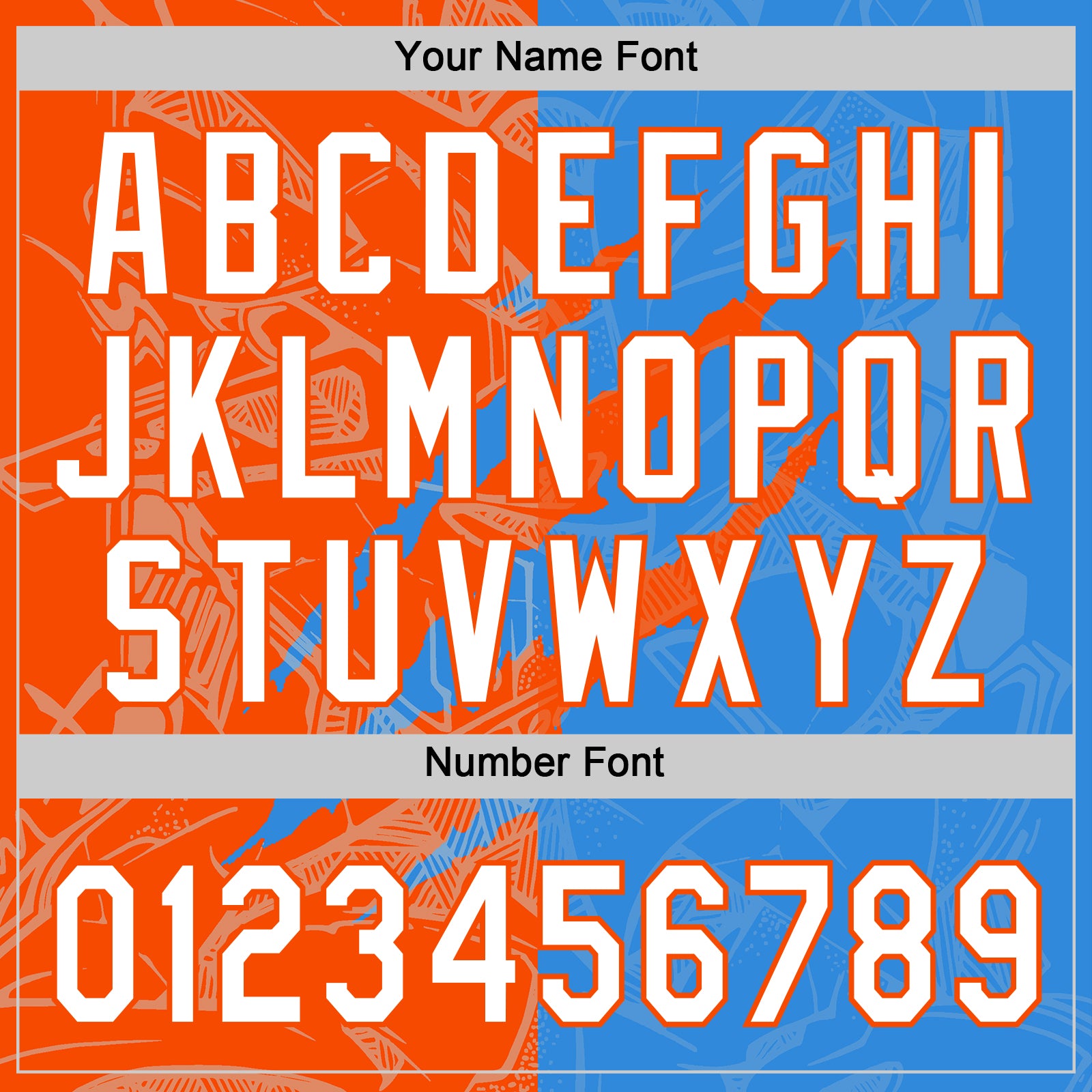 Custom Graffiti Pattern White Electric Blue-Orange 3D Scratch Two-Button Unisex Softball Jersey