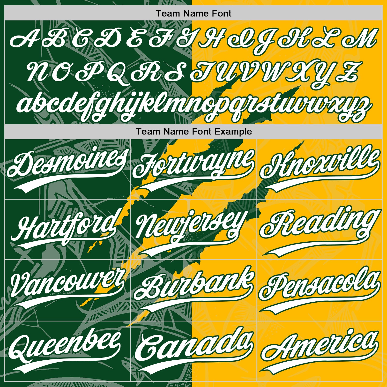 Custom Graffiti Pattern White Gold-Green 3D Scratch Two-Button Unisex Softball Jersey