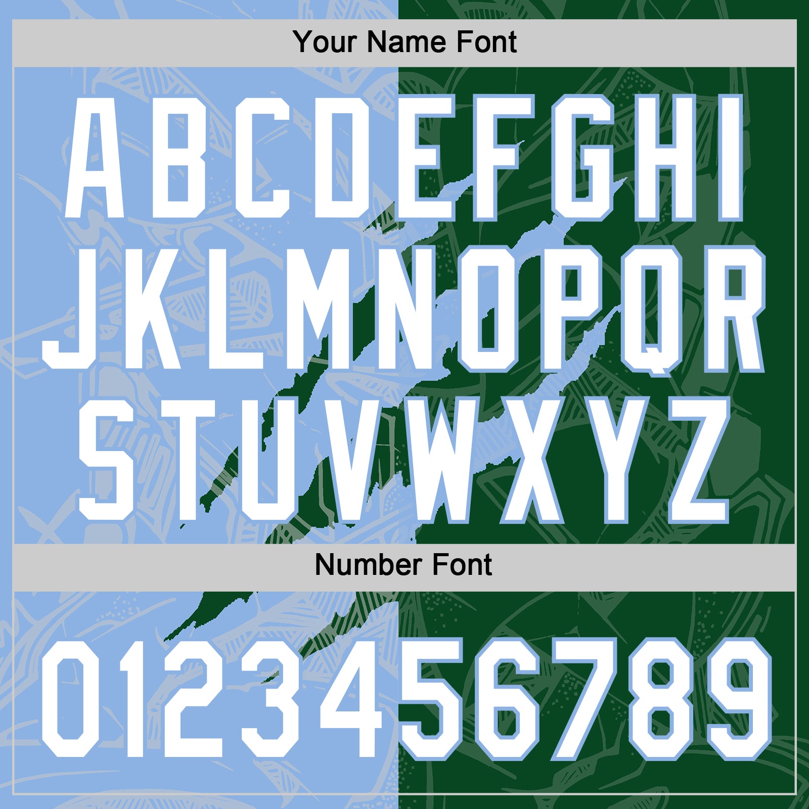 Custom Graffiti Pattern White Kelly Green-Light Blue 3D Scratch Two-Button Unisex Softball Jersey