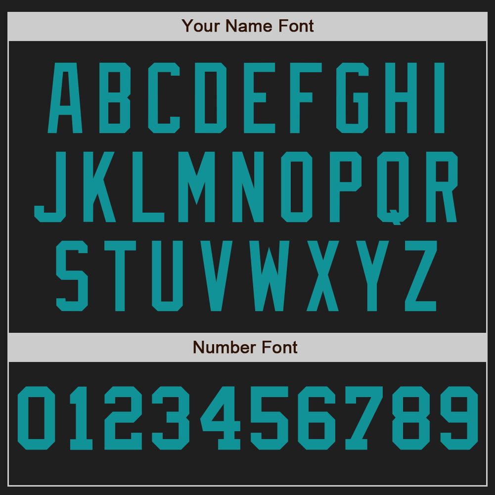 Custom Black White-Teal Pinstripe Authentic Split Fashion Baseball Jersey