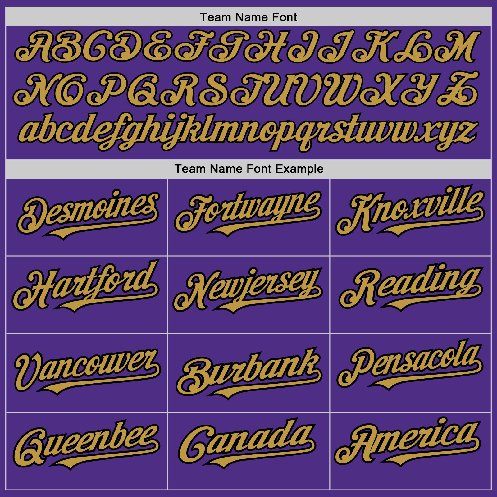 Custom Purple Old Gold-Black Pinstripe Authentic Split Fashion Baseball Jersey