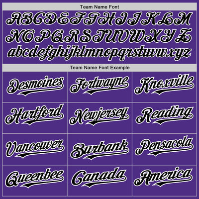 Custom Purple Gray-Black Pinstripe Authentic Split Fashion Baseball Jersey