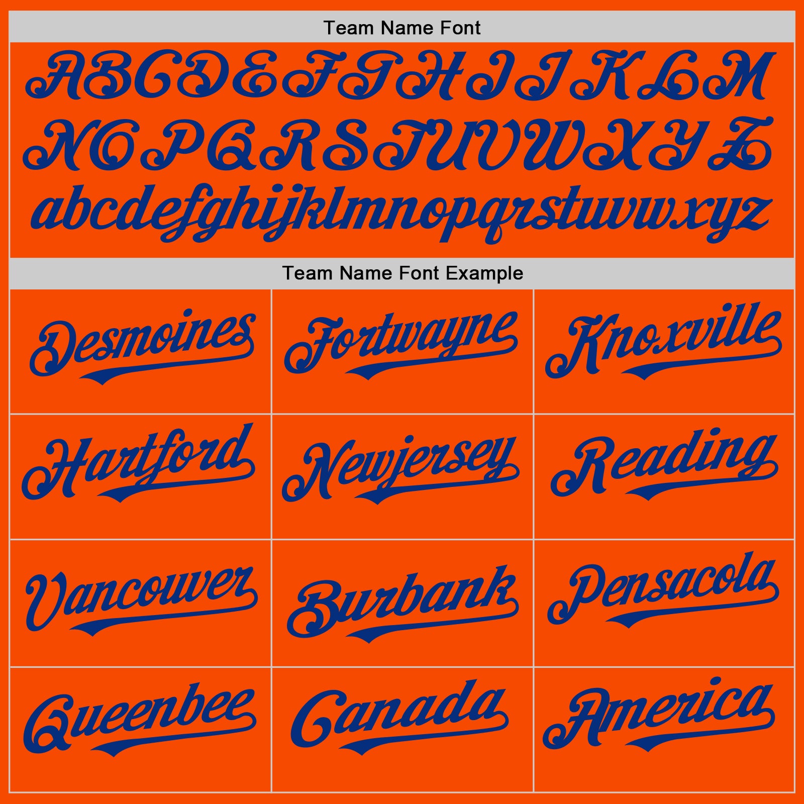 Custom Orange White-Royal Pinstripe Authentic Split Fashion Baseball Jersey