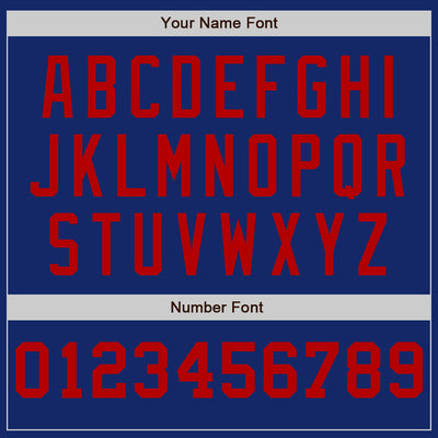 Custom Royal White-Red Pinstripe Authentic Split Fashion Baseball Jersey