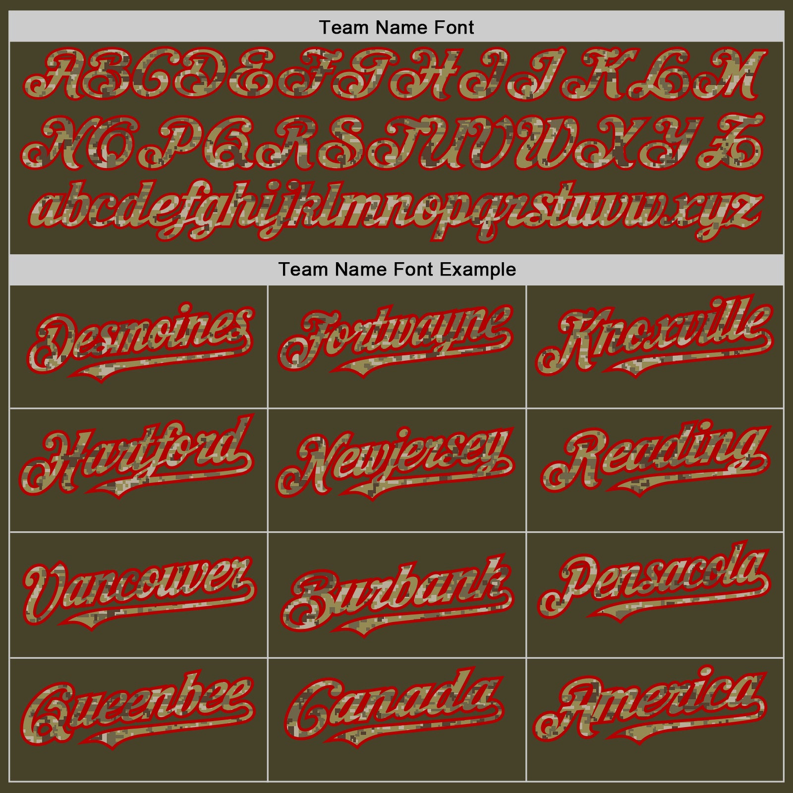 Custom Olive Camo Cream-Red Pinstripe Authentic Split Fashion Salute To Service Baseball Jersey