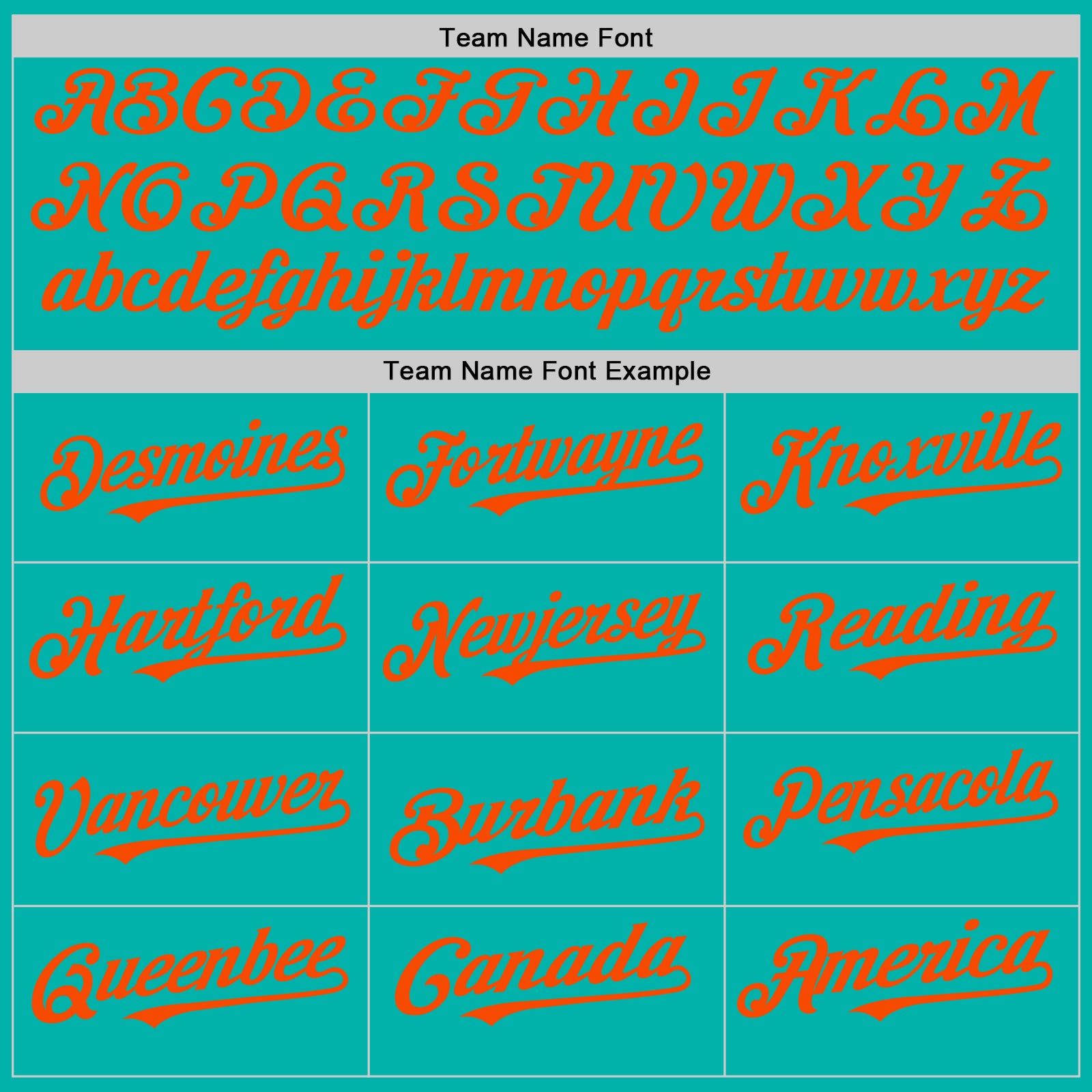 Custom Aqua White-Orange Pinstripe Authentic Split Fashion Baseball Jersey