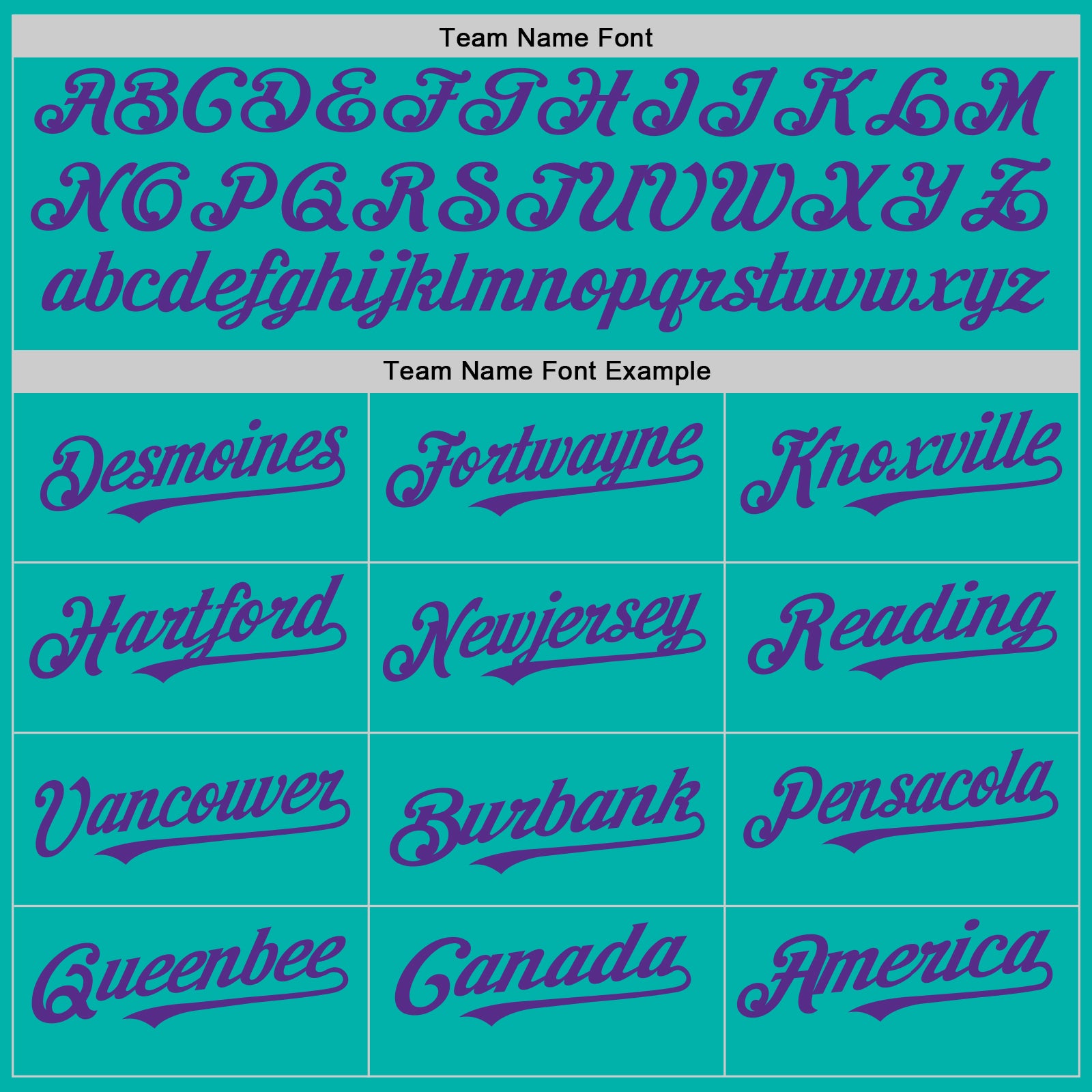 Custom Aqua White-Purple Pinstripe Authentic Split Fashion Baseball Jersey