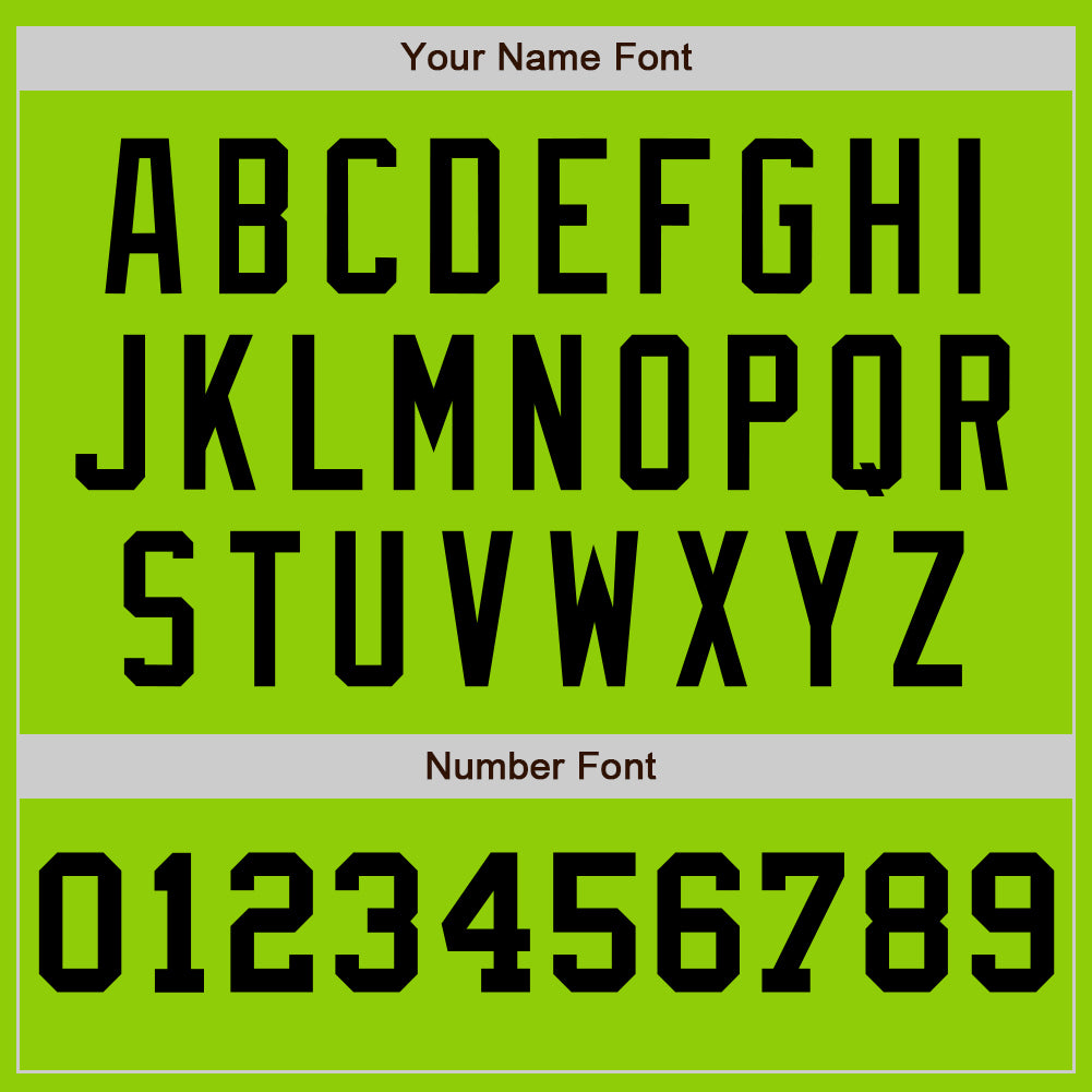 Custom Neon Green White-Black Pinstripe Authentic Split Fashion Baseball Jersey