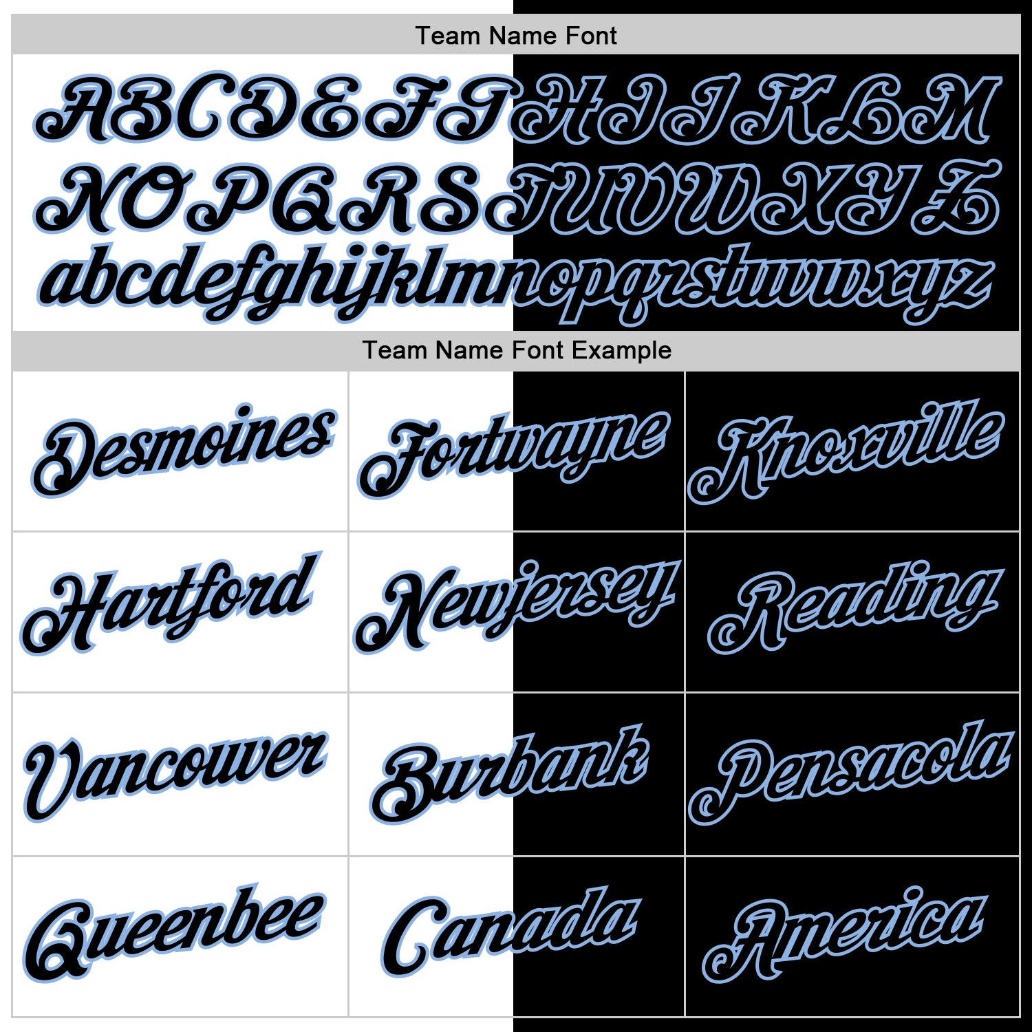 Custom Black White-Light Blue Split Fashion Performance T-Shirt