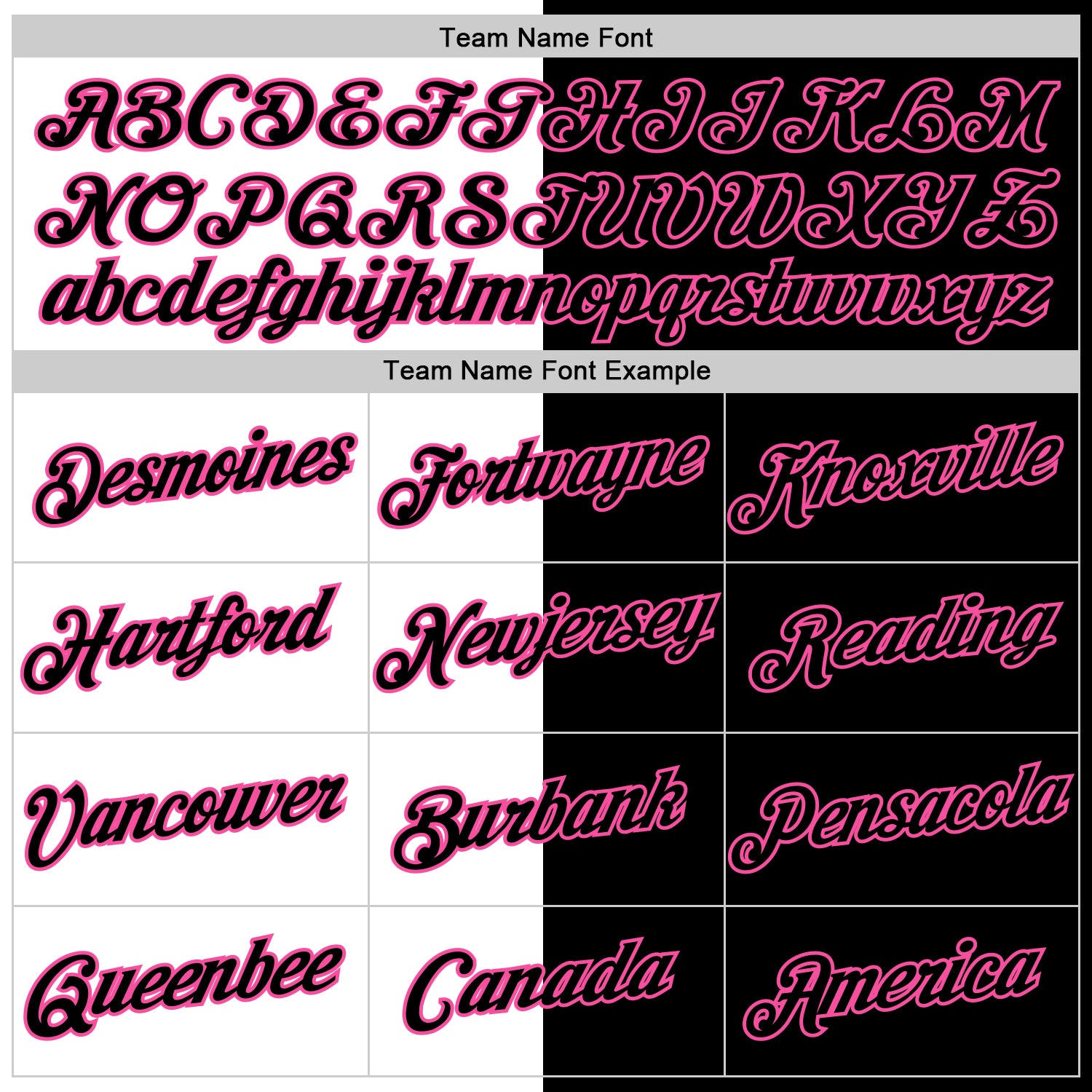 Custom Black White-Pink Split Fashion Performance T-Shirt