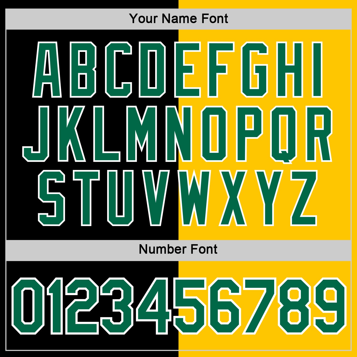 Custom Black Kelly Green-Yellow Split Fashion Performance T-Shirt