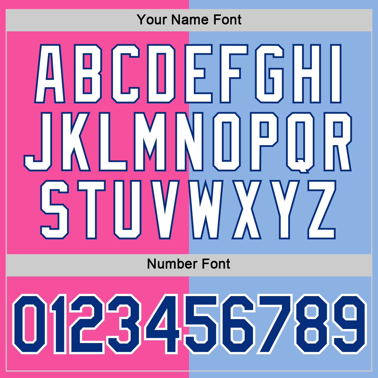 Custom Pink Royal-Light Blue Split Fashion Performance T-Shirt