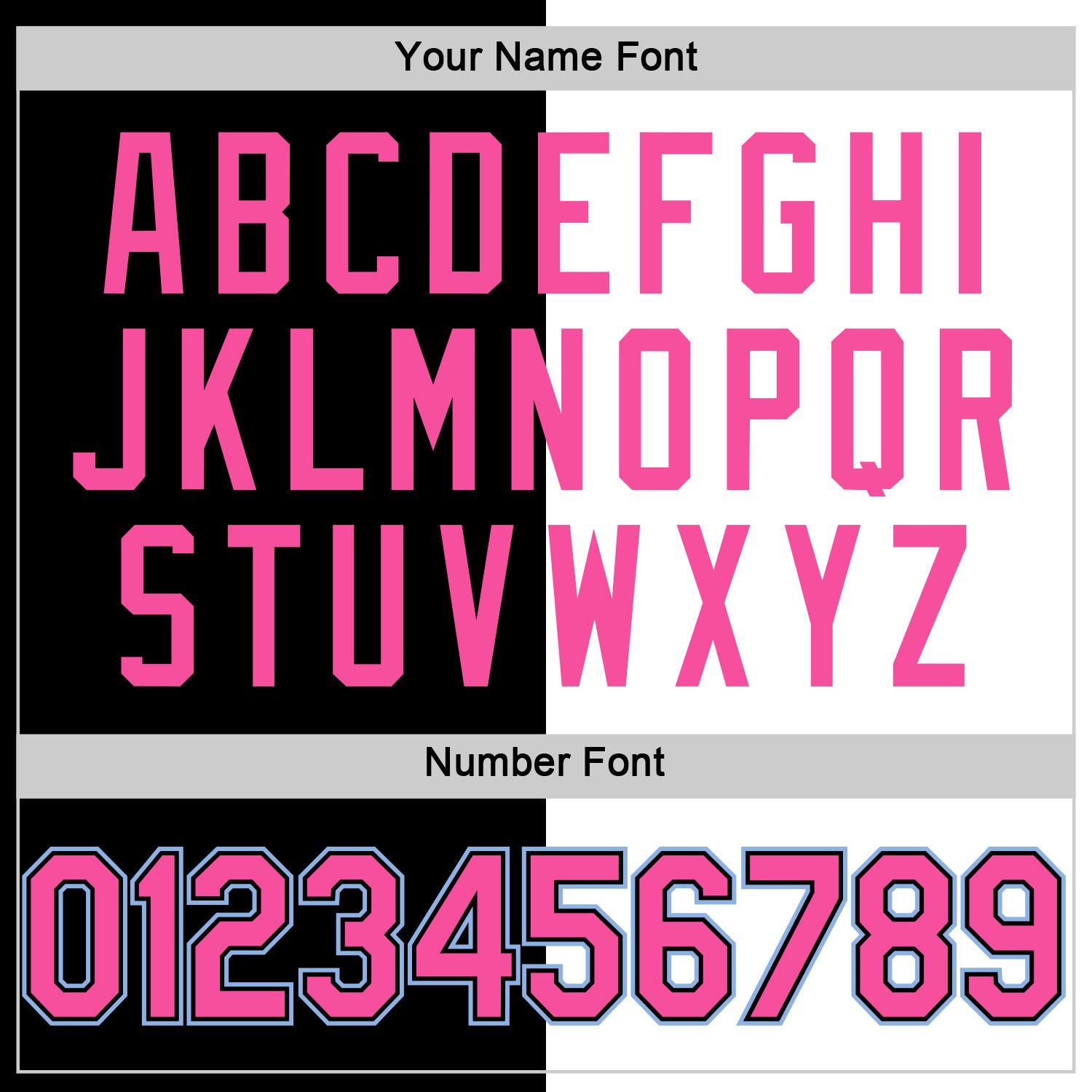 Custom Black Pink-Light Blue Split Fashion Performance T-Shirt