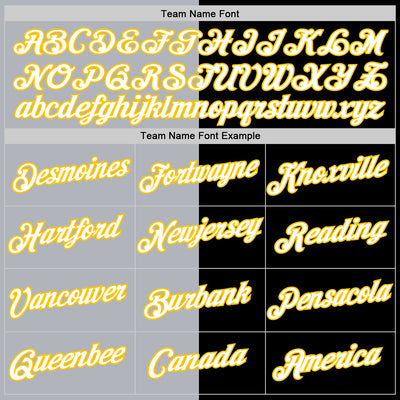 Custom Black Yellow-Gray Split Fashion Performance T-Shirt